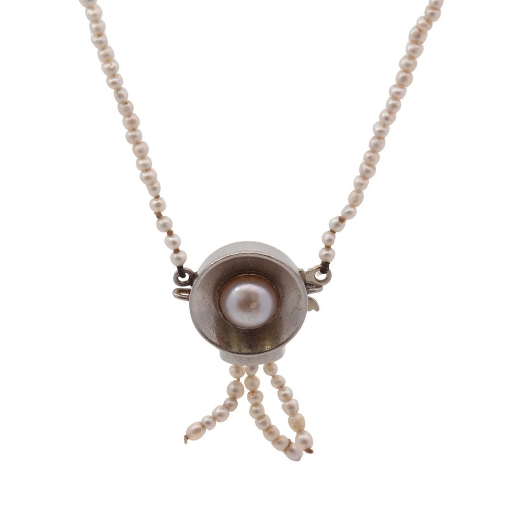 Necklace in fine pearls