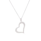 Collier PIAGET "Coeur" en or blanc et diamants - Castafiore