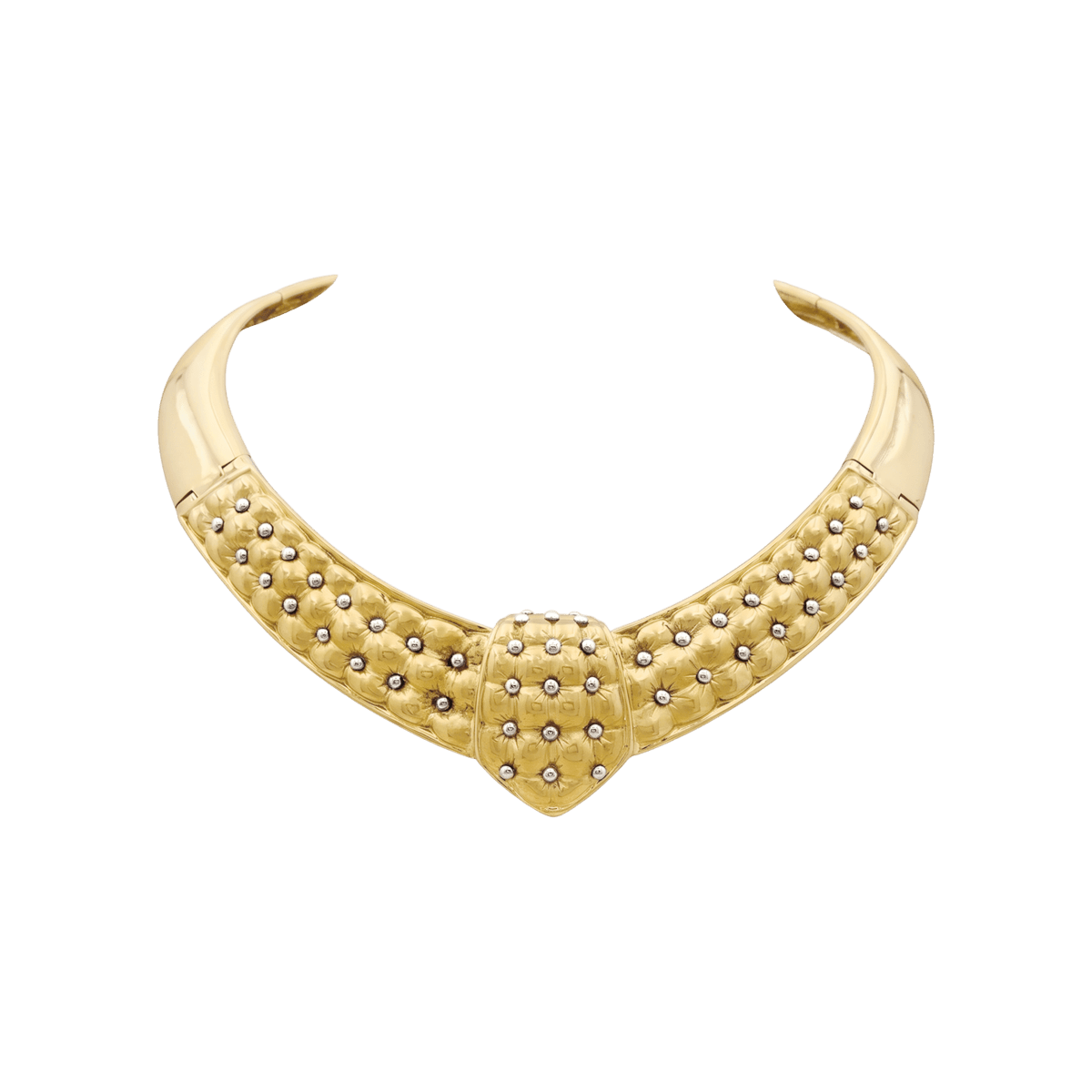 Collier Plastron en or jaune - Castafiore