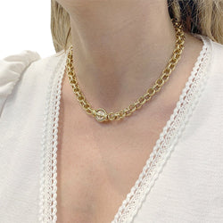 Collier Pomellato vintage, deux ors. - Castafiore