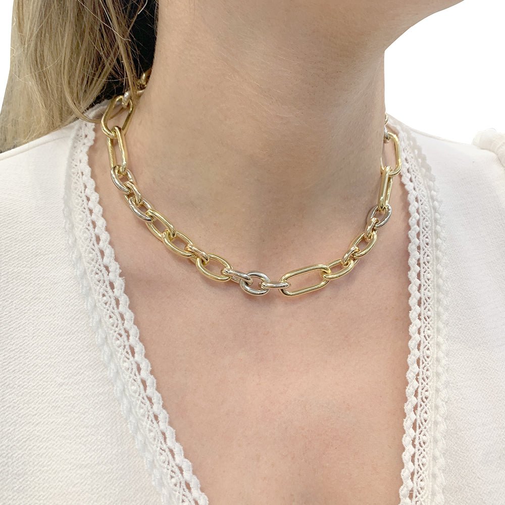 Collier Pomellato vintage, trois ors. - Castafiore