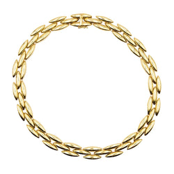 Collier Ras de Cou CARTIER "Gentiane" en or jaune - Castafiore