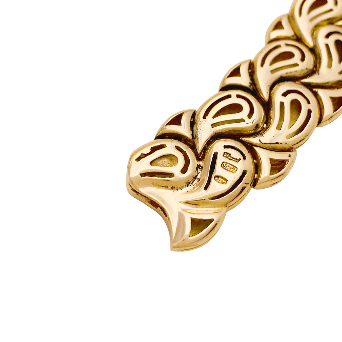 Collier Ras de Cou CHOPARD "Casmir" en or jaune et diamants - Castafiore