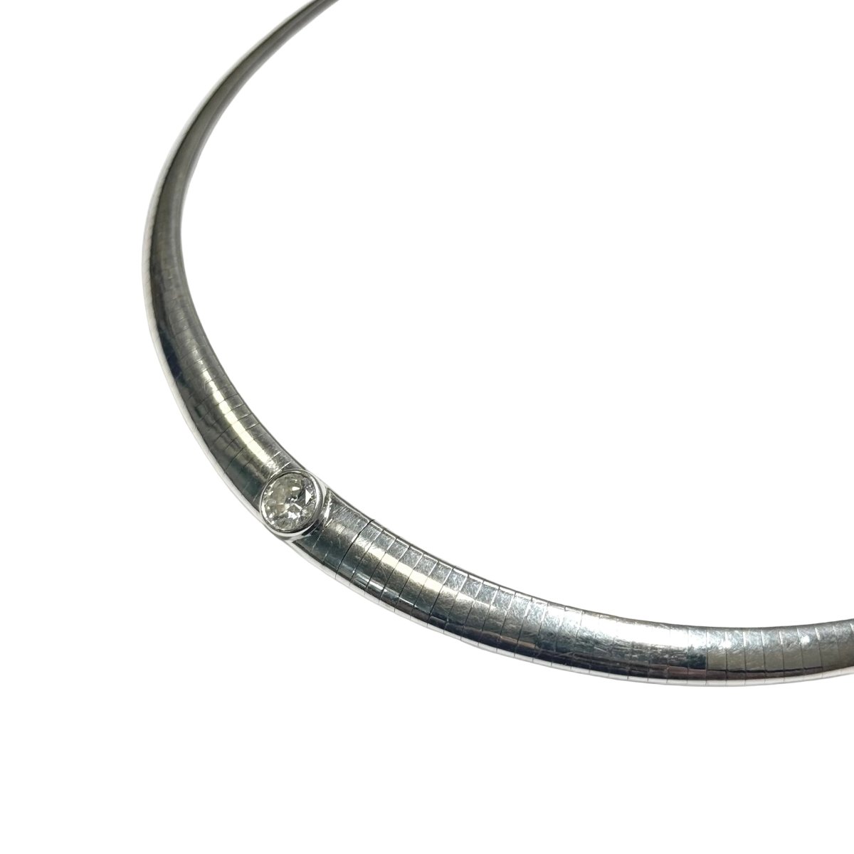 Collier Ras de Cou en or blanc et diamant - Castafiore