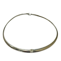 Collier Ras de Cou en or blanc et diamant - Castafiore