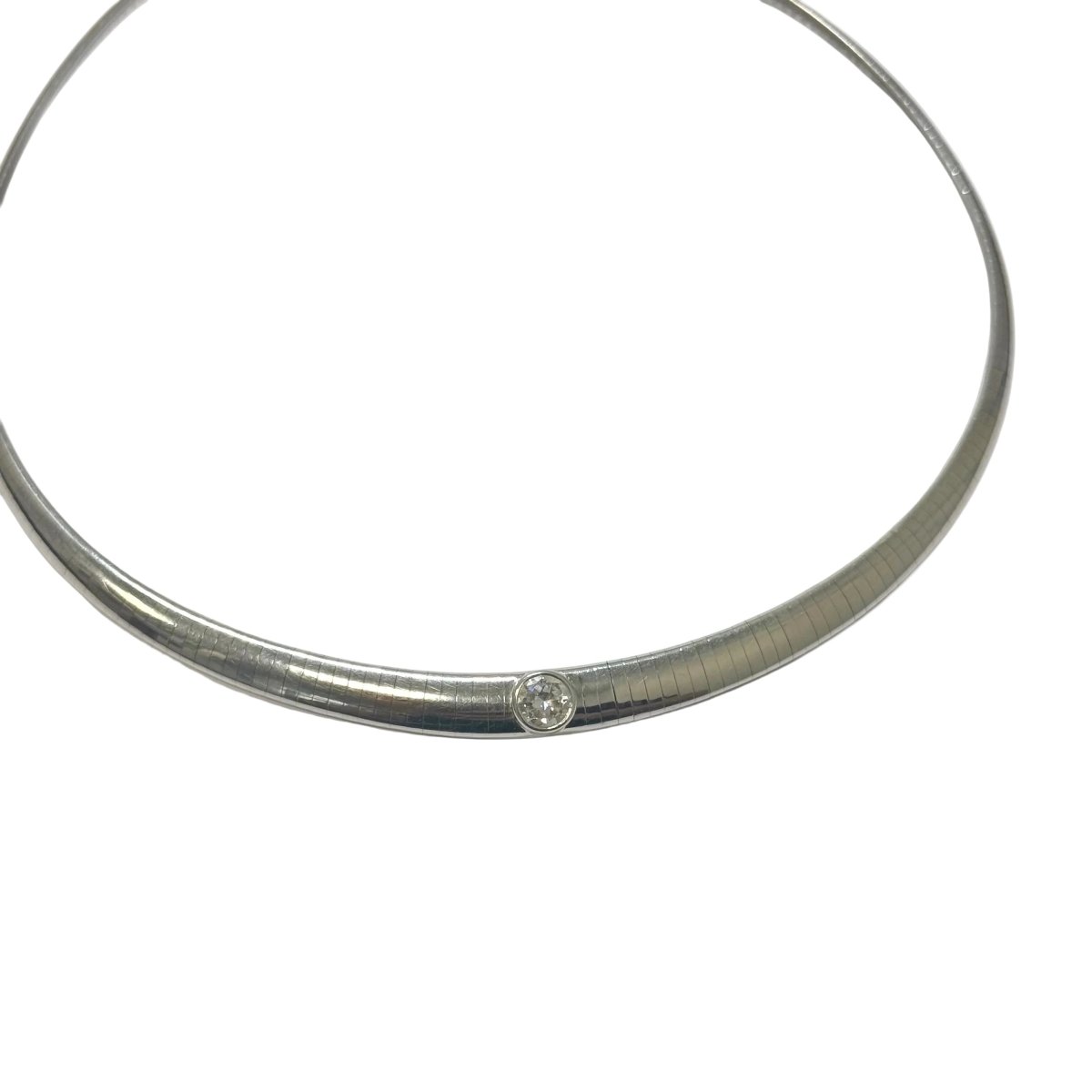 Collier Ras de Cou en or blanc et diamant - Castafiore