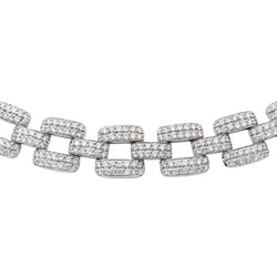 Collier Ras de Cou en or blanc et diamants - Castafiore