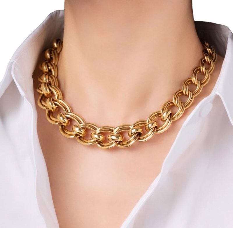 Collier Ras de cou en or jaune - Castafiore