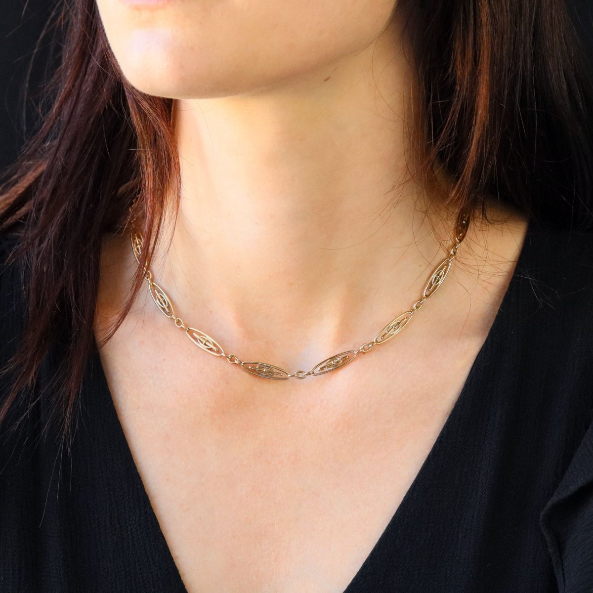 Antique choker chain