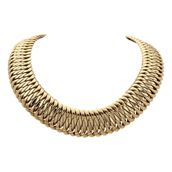 Collier Ras de Cou en or jaune - Castafiore