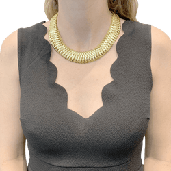 Collier Ras de Cou en or jaune - Castafiore