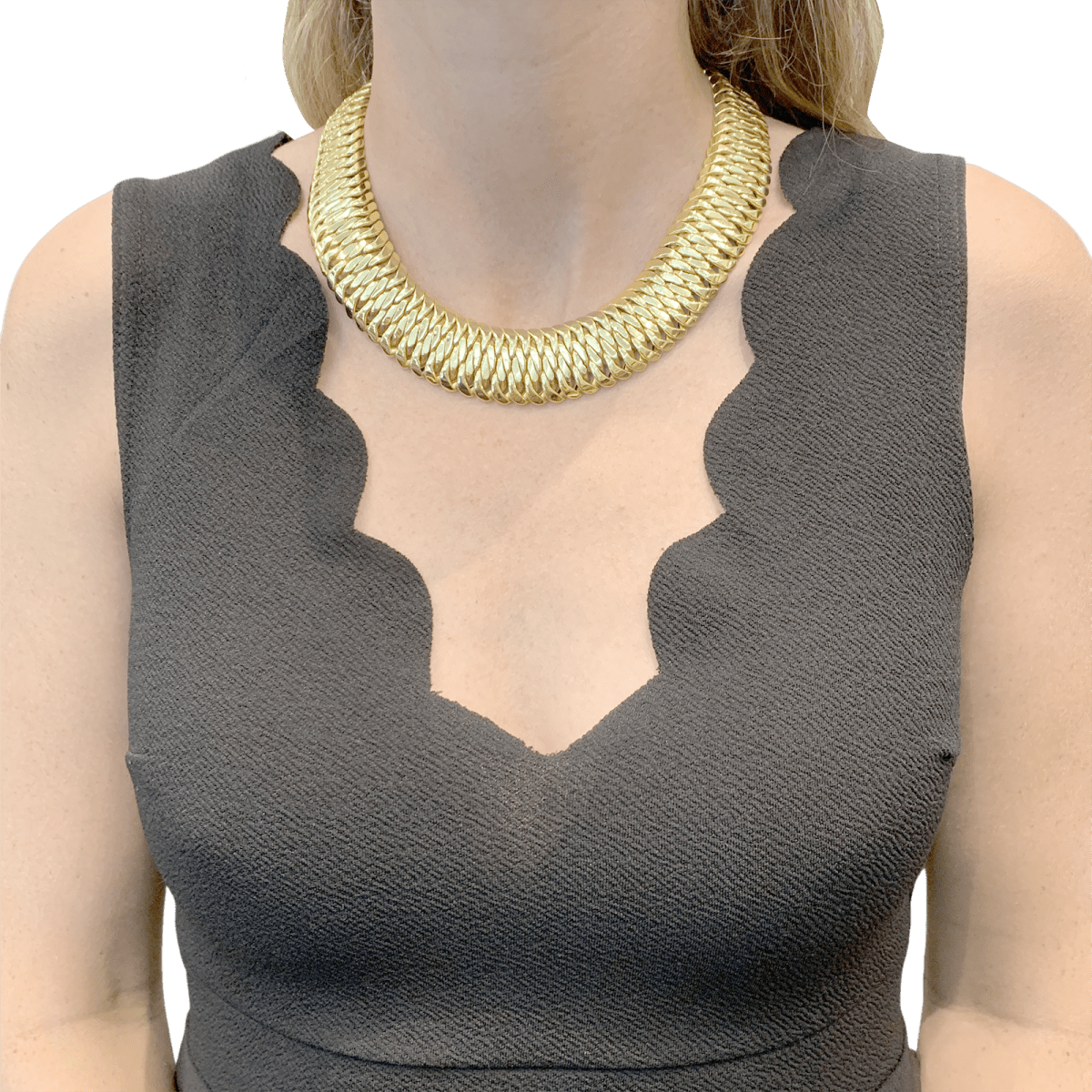 Collier Ras de Cou en or jaune - Castafiore