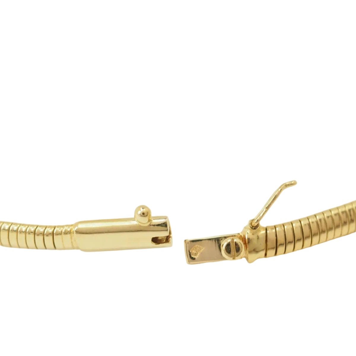 Collier Ras de Cou en or jaune et diamants - Castafiore