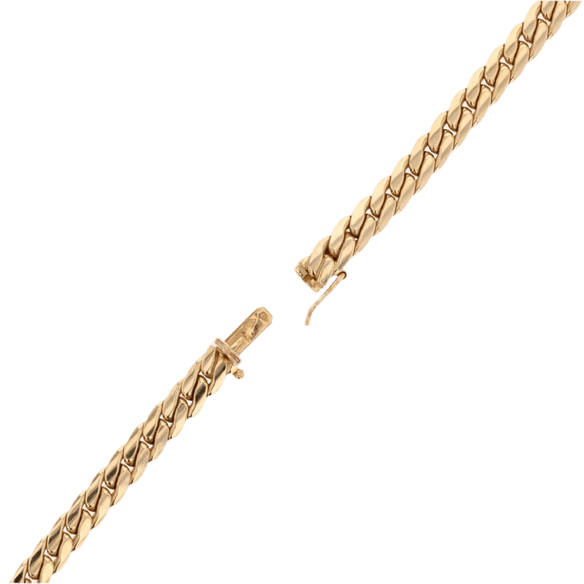 Collier Ras de Cou en or jaune et diamants - Castafiore