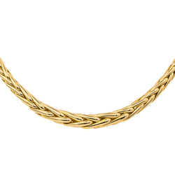 Collier Ras de Cou en or jaune et saphir - Castafiore