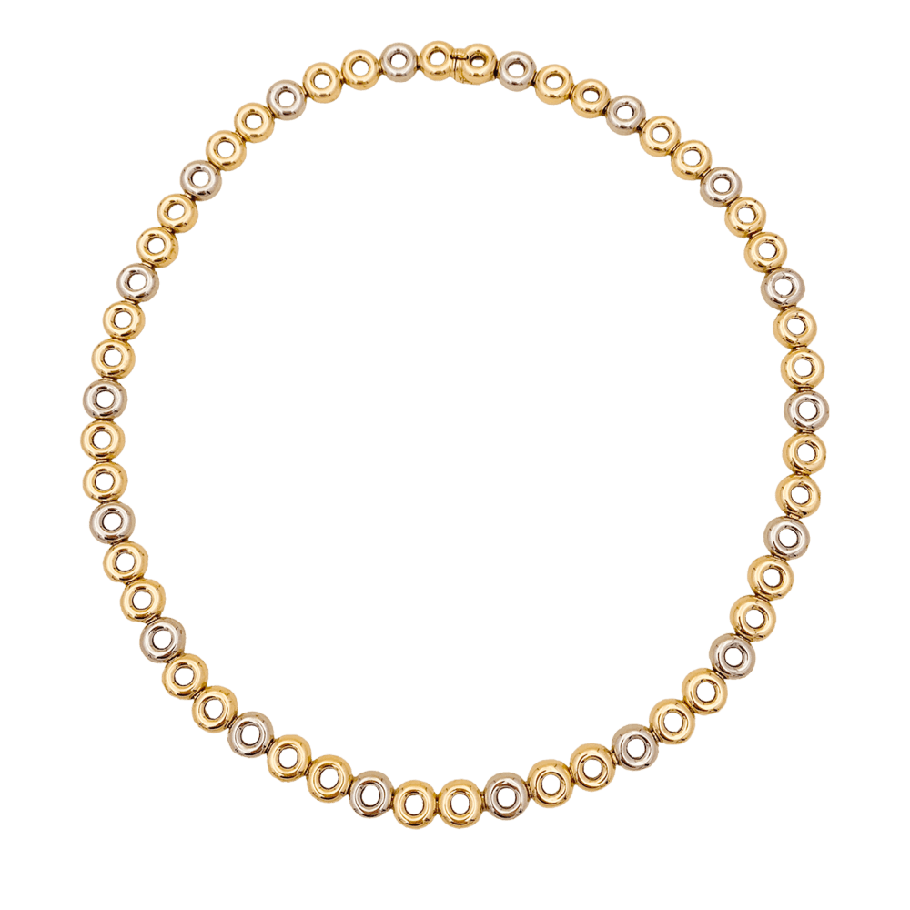 Collier Ras de Cou en or jaune, or blanc et or rose - Castafiore