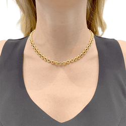 Collier Ras de Cou en or jaune, or blanc et or rose - Castafiore