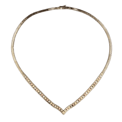 Collier Ras de Cou en or jaune, or rose et or blanc - Castafiore