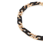 Collier Ras de cou FRED en or jaune, onyx et diamants - Castafiore