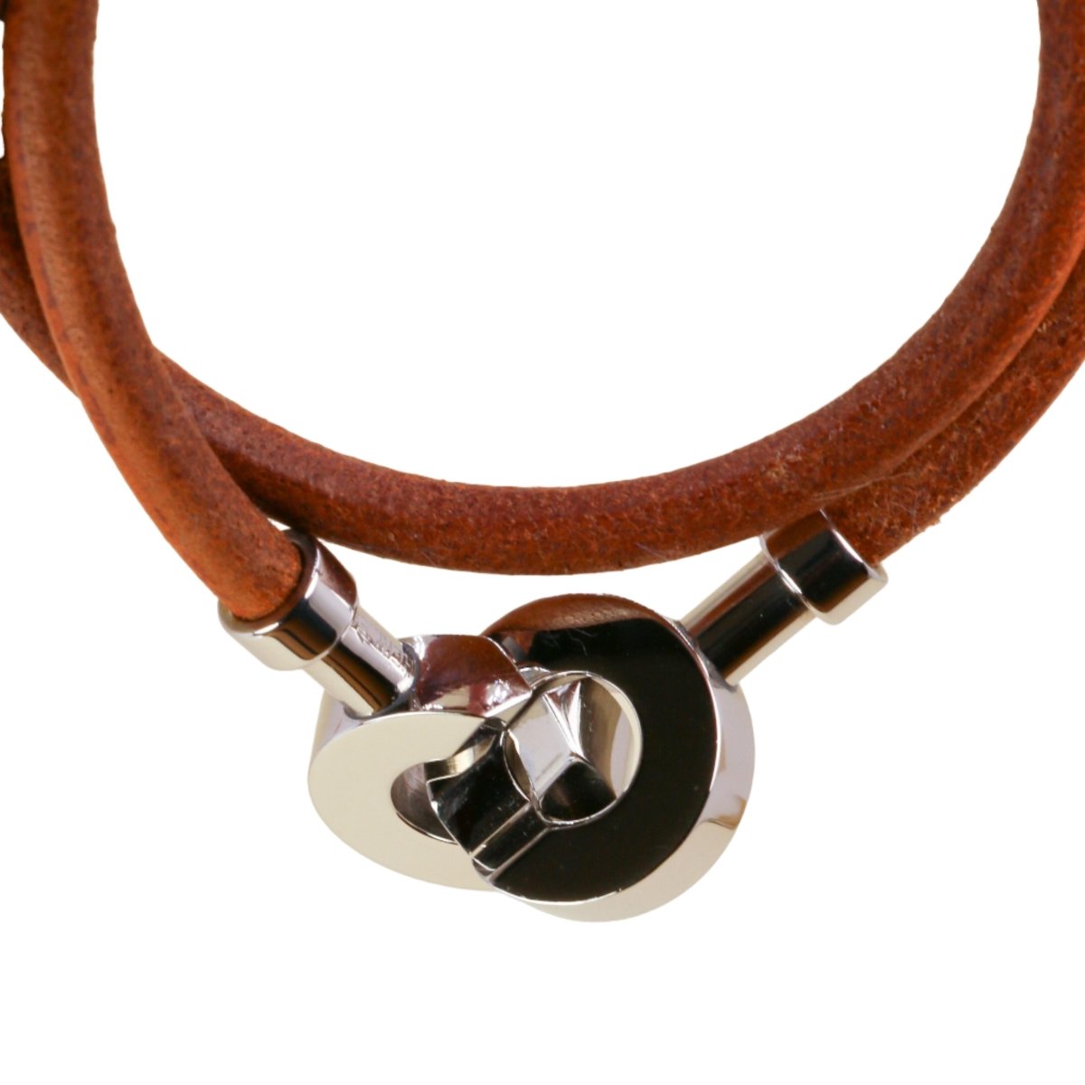 Collier Ras de Cou HERMÈS "Lancelot" en cuir - Castafiore