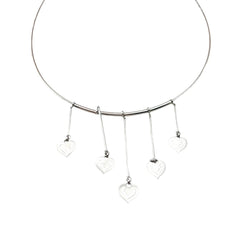 Collier Ras de cou O.J. PERRIN "Coeurs Légendes" en or blanc - Castafiore