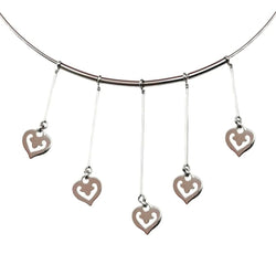 Collier Ras de cou O.J. PERRIN "Coeurs Légendes" en or blanc - Castafiore