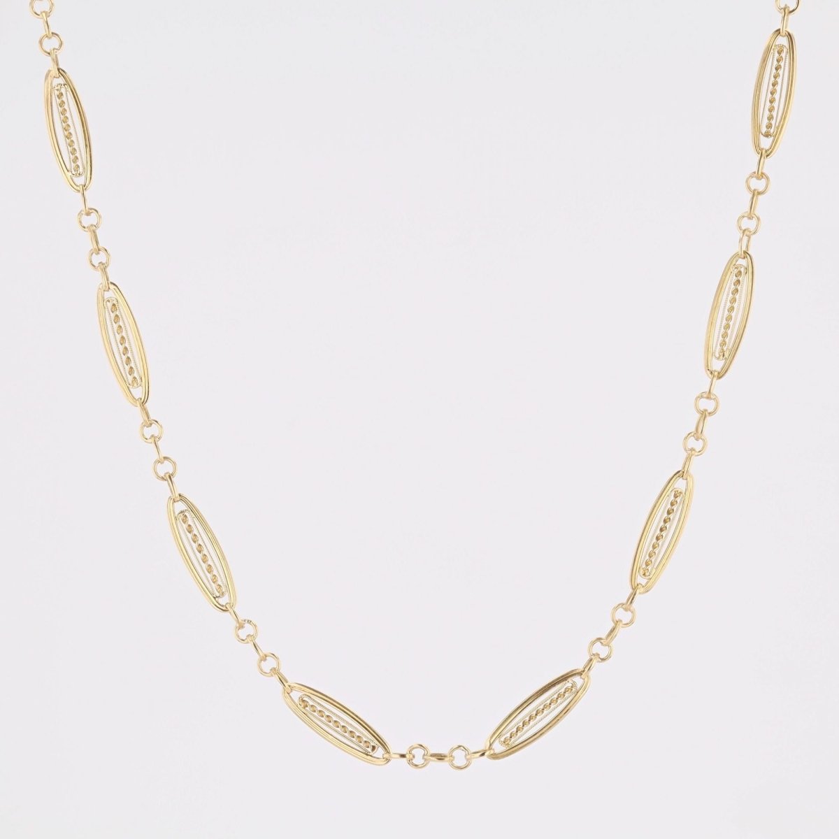 Collier ras du cou en or jaune - Castafiore