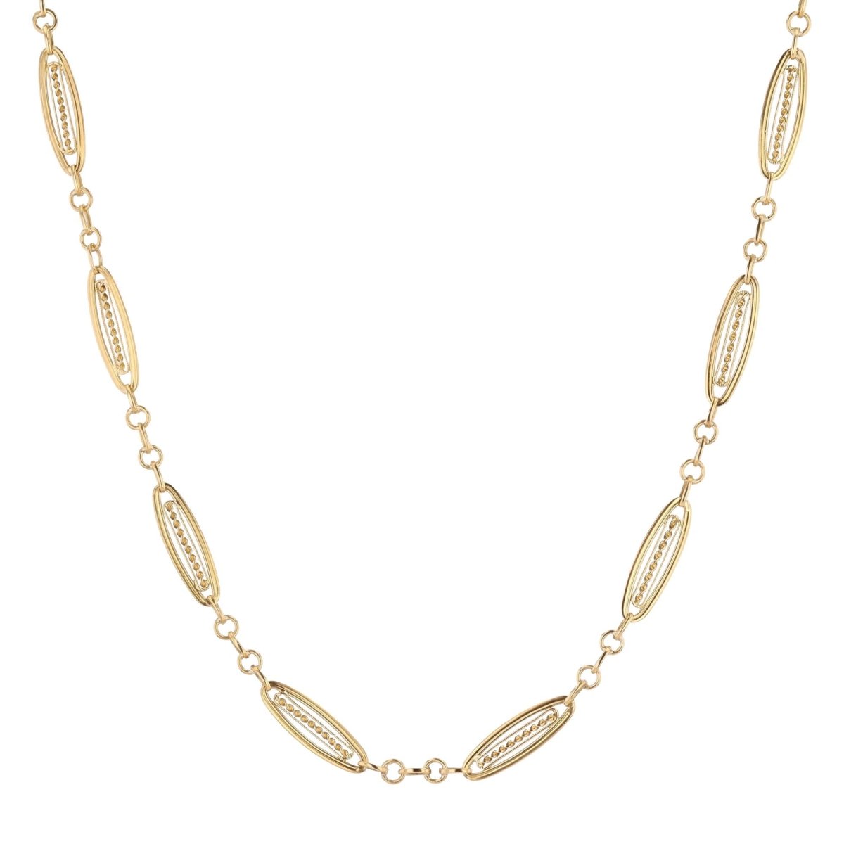 Collier ras du cou en or jaune - Castafiore