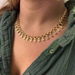 Collier Ras du cou en or rose - Castafiore