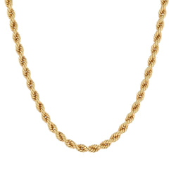 Necklace retro twists and candy clasp