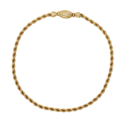 Necklace retro twists and candy clasp