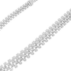 Necklace Boucheron, "Angélique", river of diamonds, white gold.