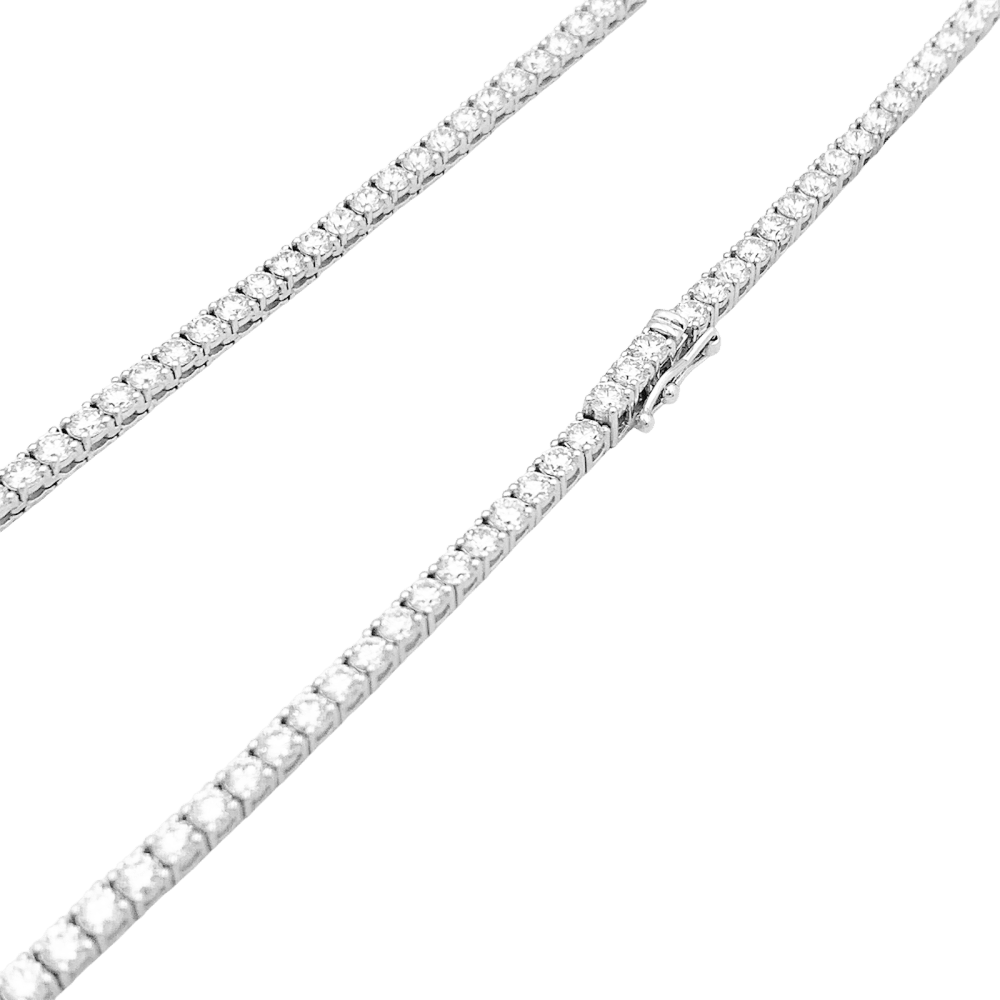 Collier RIVIÈRE en or blanc diamants - Castafiore