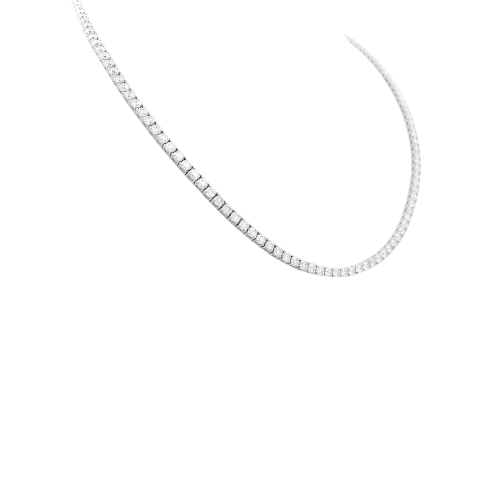 Collier RIVIÈRE en or blanc diamants - Castafiore