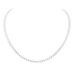 Collier RIVIÈRE en or blanc diamants - Castafiore