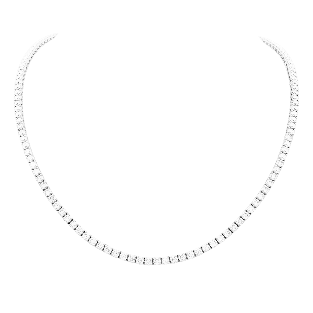 Collier RIVIÈRE en or blanc diamants - Castafiore