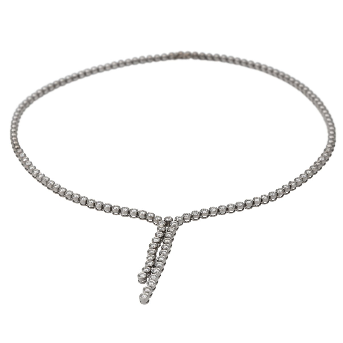 Collier Rivière en Or blanc et Diamant - Castafiore
