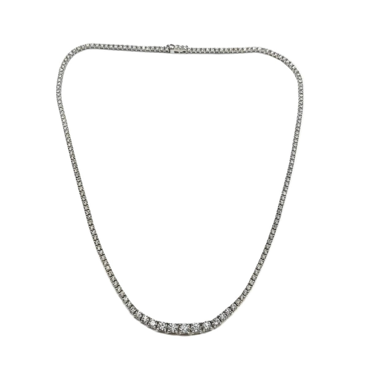 Collier Rivière en or blanc et diamants - Castafiore