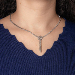 Collier Rivière en or blanc et diamants - Castafiore