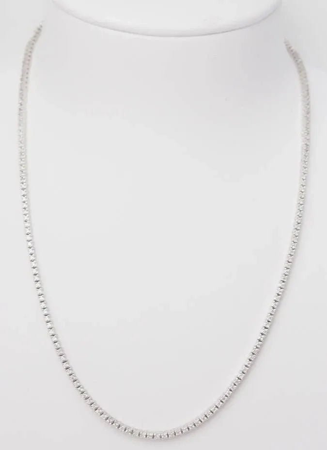 Collier Rivière en or blanc et diamants - Castafiore