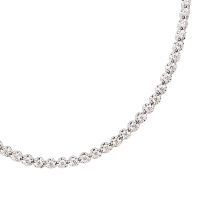Collier rivière en or blanc et diamants - Castafiore