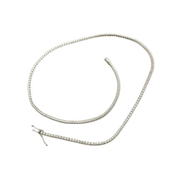 Collier Rivière en or blanc et diamants - Castafiore