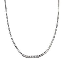Collier Rivière en or blanc et diamants - Castafiore