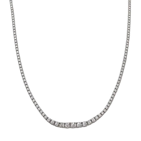 Collier Rivière en or blanc et diamants - Castafiore
