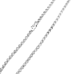 Collier Rivière en or blanc et diamants - Castafiore