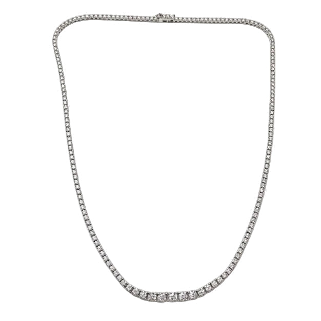 Collier Rivière en or blanc et diamants - Castafiore