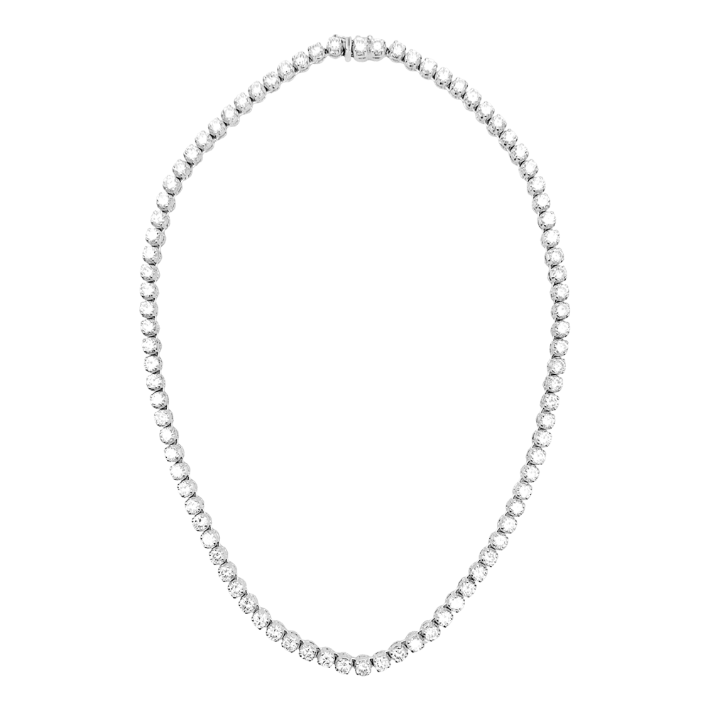 Collier Rivière en or blanc et diamants - Castafiore