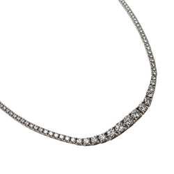 Collier Rivière en or blanc et diamants - Castafiore