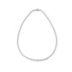 Collier Rivière en or blanc et diamants - Castafiore