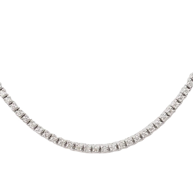 Collier rivière en or blanc et diamants - Castafiore